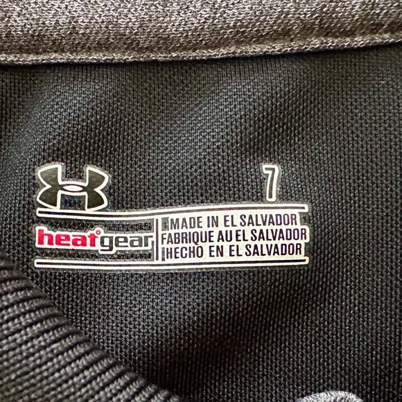 Hanna Andersson Purple Polo & Under Armour Black Polo Size 7 - Picture 4 of 8